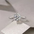 Round Cut Moissanite Solitaire Engagement Ring Ada